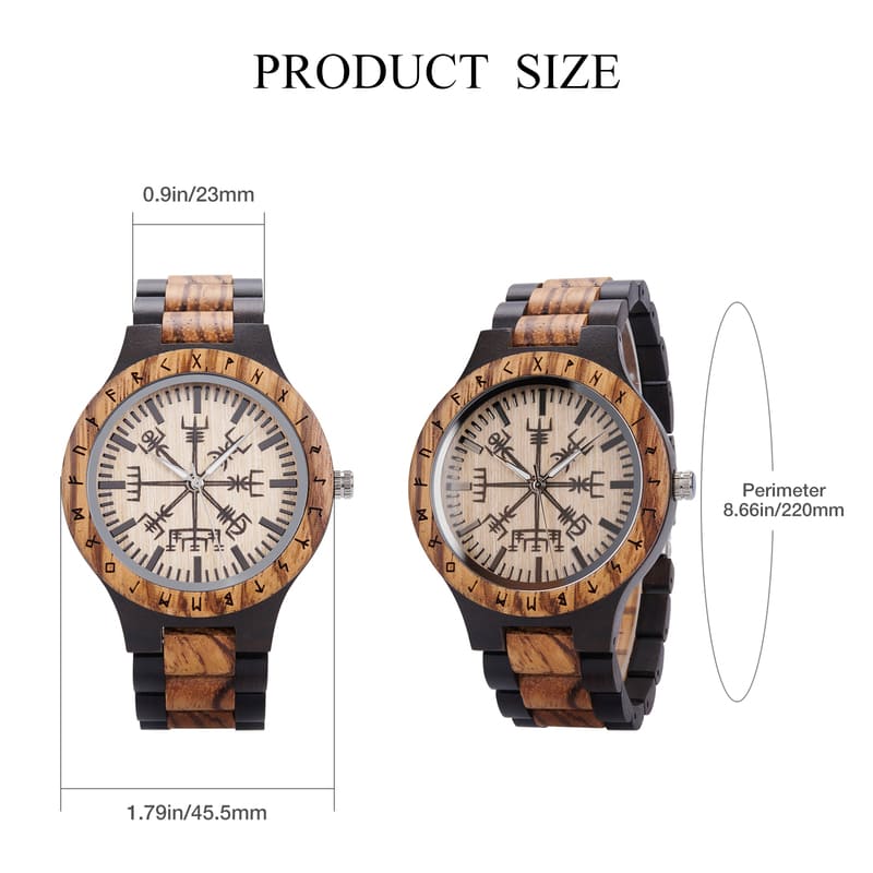 The Vegvísir Compass Watch