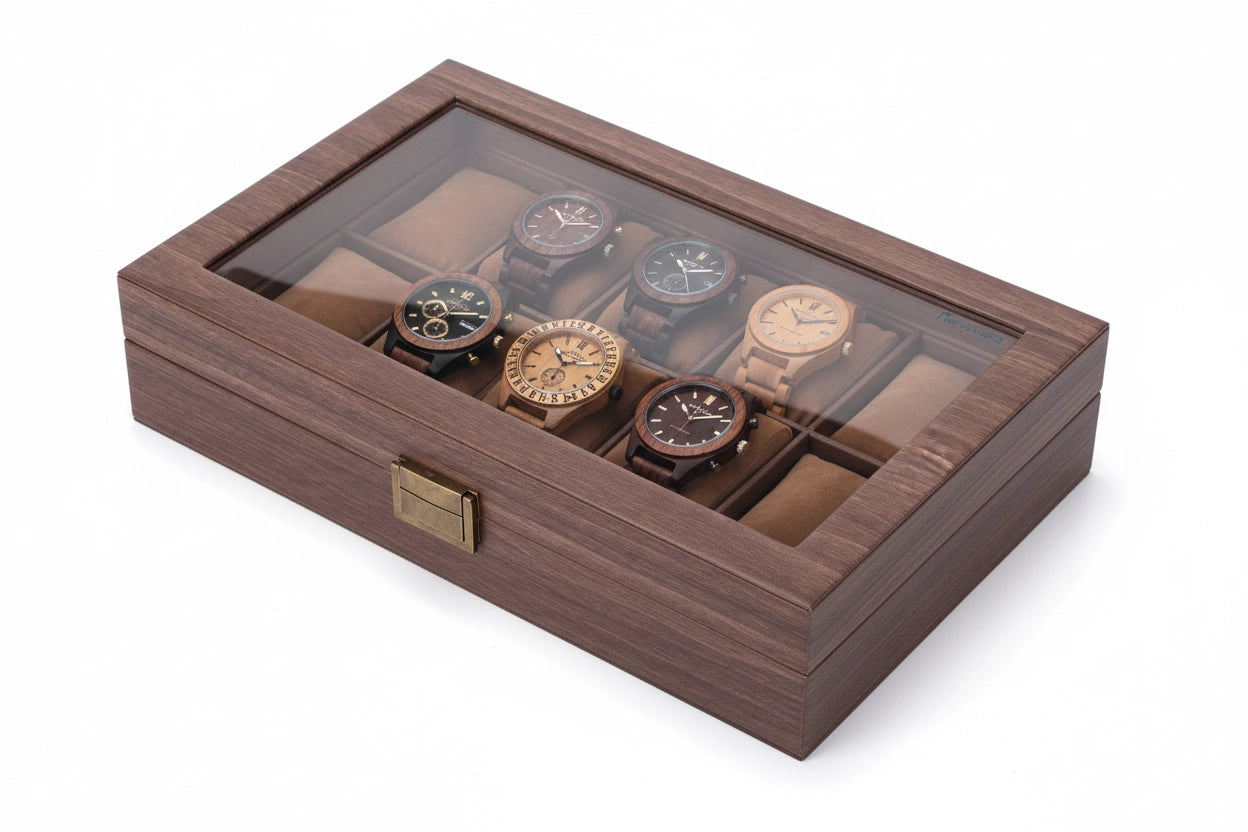Walnut Supply Co. Wooden Watch Box