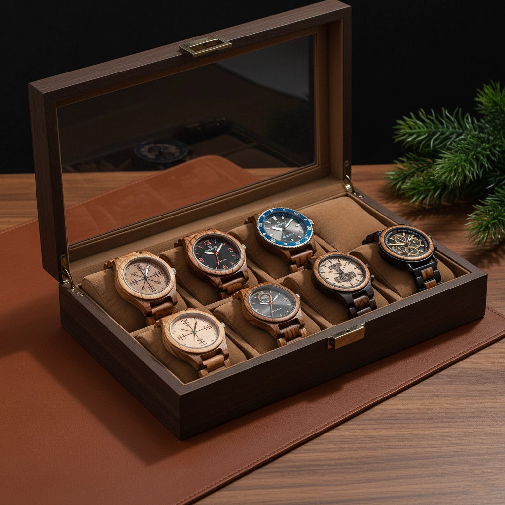 Walnut Supply Co. Wooden Watch Box