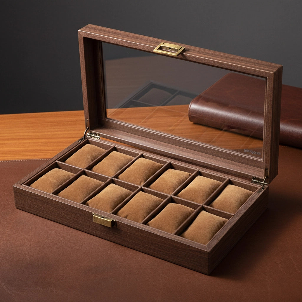 Walnut Supply Co. Wooden Watch Box