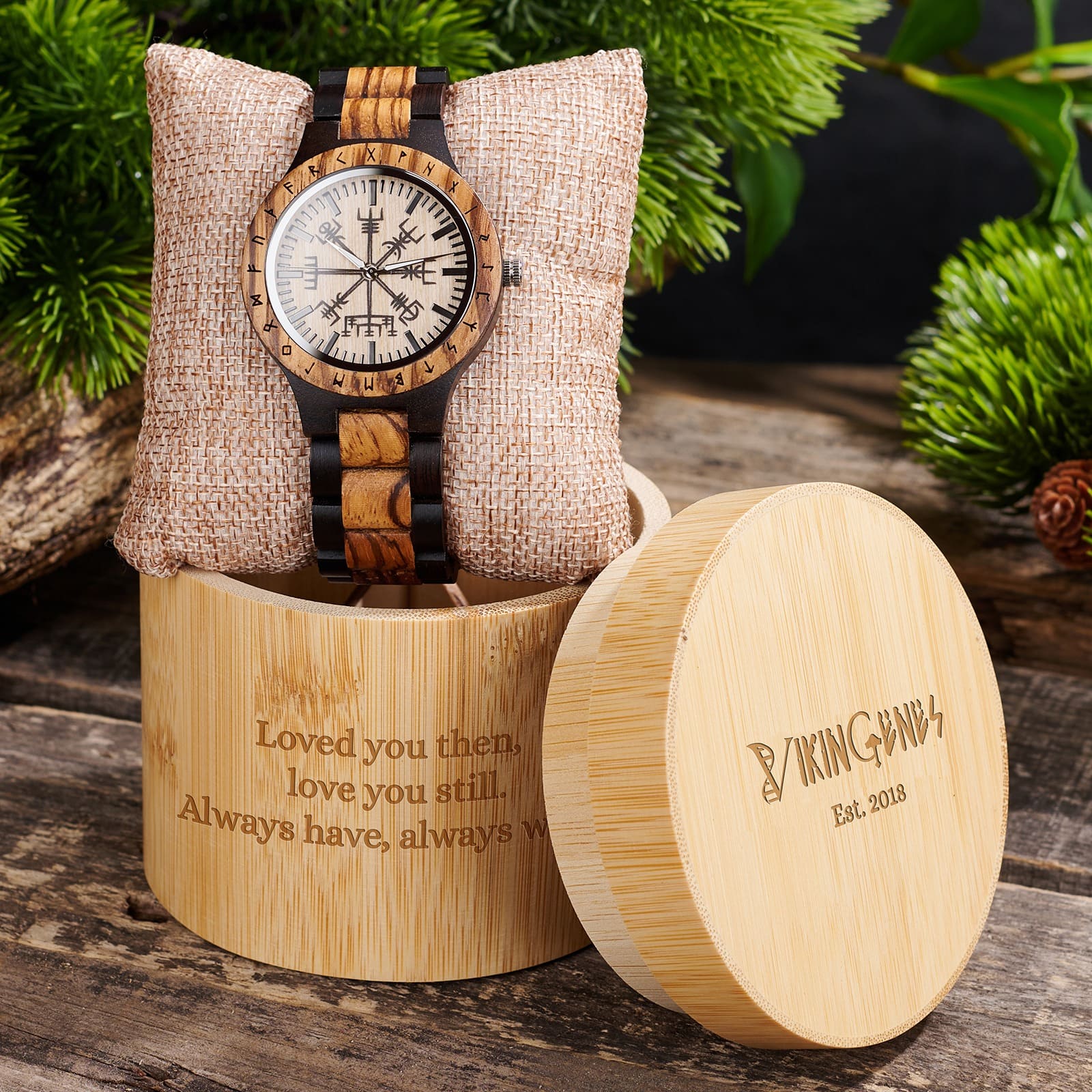 The Vegvísir Compass Watch